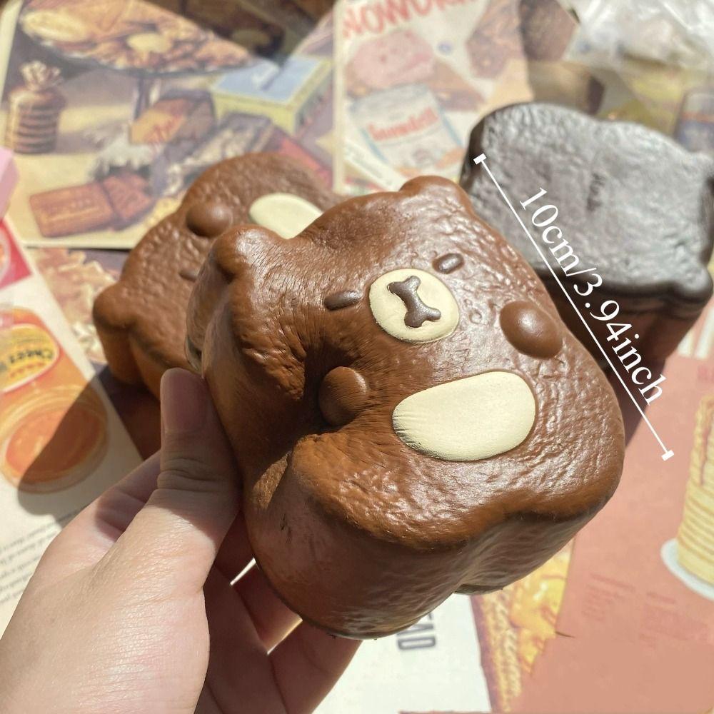 Capybara Cookie Cute Animal Pinch Toy Chocolate Cartoon Pinch Toy Office Workers