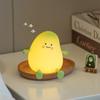 USB Rechargeable Night Light Mango Silicone Night Lights Touch Sensor Bedroom Bedside Cat Lamp With Remote For Kids Baby Gift