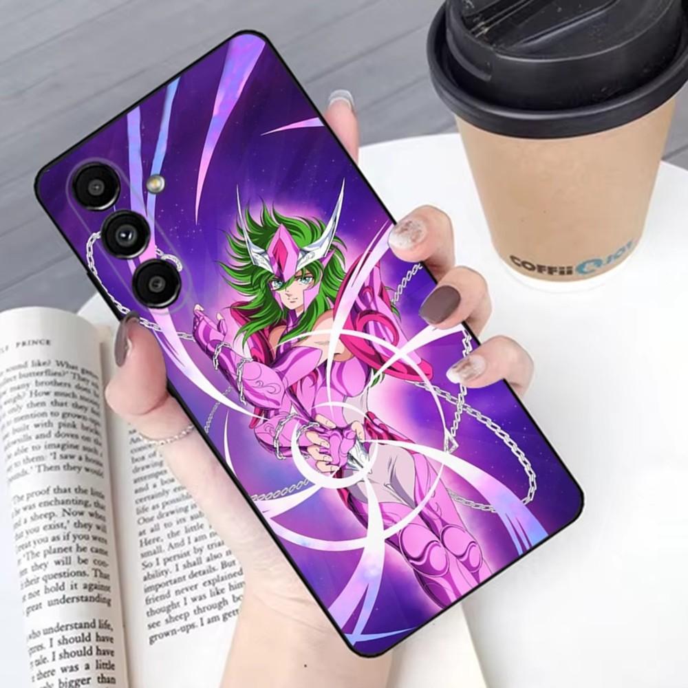 S-Saint S-Seiya Phone Case For Samsung S 25,24,21,22,23,30,20,Ultra,Plus,Fe,Lite,Note,10,9,5G Black Soft