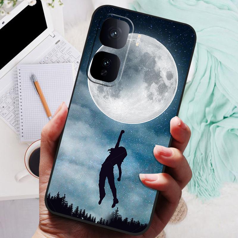 For VIVO IQOO Neo 10 Pro Case Black Cover Flowers Silicone Soft Back Cases For vivo iQOO Neo 10 Neo10 5G Phone Case 10Pro Bumper