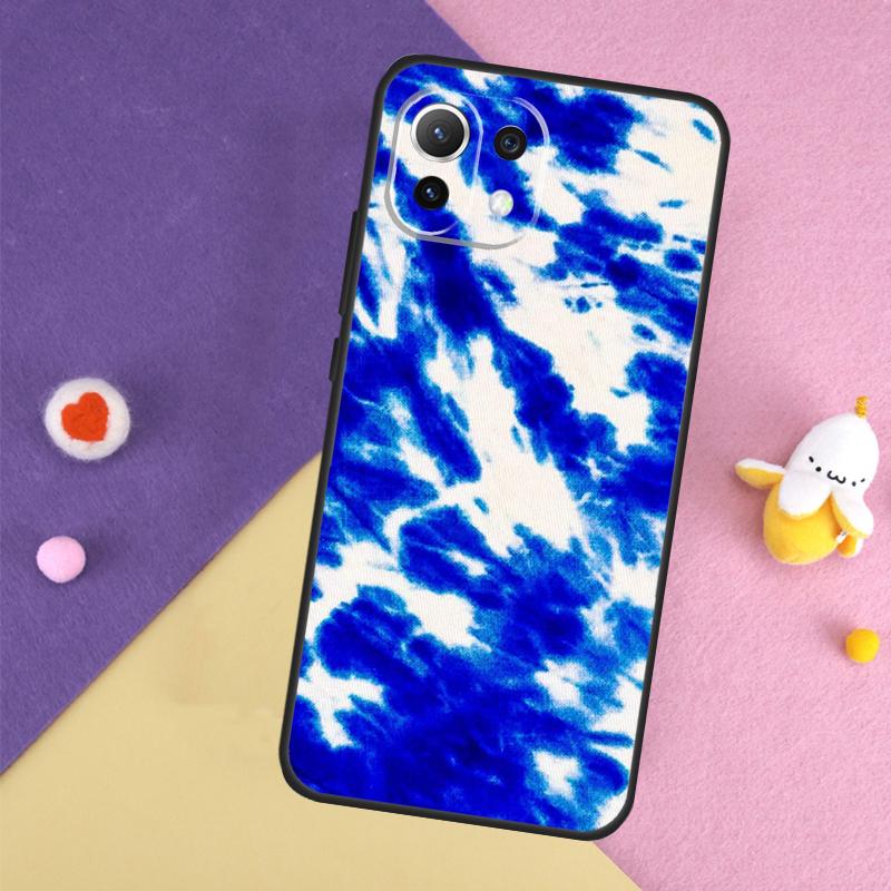 

Blue Tie Dye Groovy Shroom Patchwork Case For Xiaomi 15 Ultra 13 14 14T 11T 12T 13T Pro POCO X7 Pro X3 X5 X6 F5 F6 M6 Pro Cover Xiaomi 14 Pro