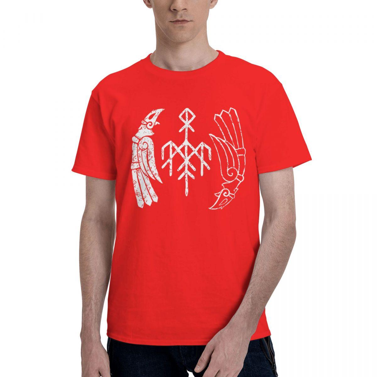 Wardruna Kvitravn Organic Ts 100 Cotton Casual Breathable Confortable Man Mens Clothing Brands Funny Shirt S