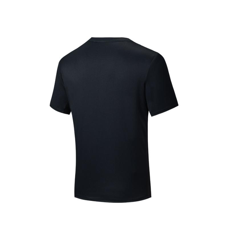 Anta Comfortable Breathable Simple Casual Versatile Short Sleeve T-Shirt Men Tops Basic-Black 952527114-10