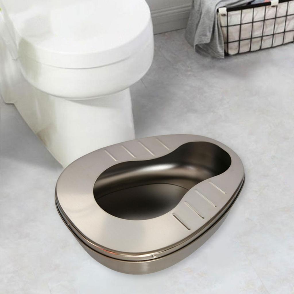 Orinal para Cama para Ancianos Inodoro de Cabecera Engrosado Resistente Multiusos Portátil Orinal Contenedor de Orina Fácil de Transportar para Hombres Mujeres Ancianos