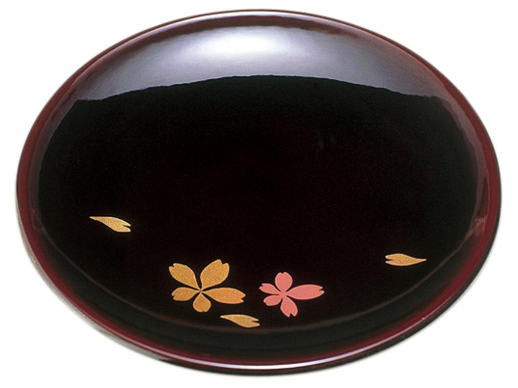Nakanishi Kogei Tamuke Go Stone Plates, Cherry Blossom Design, Set of 5, 4460013