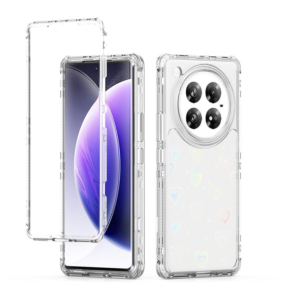 For Infinix Zero 40 4G/5G Case Clear Acrylic TPU Hybrid Phone Cover with Laser-printed Film