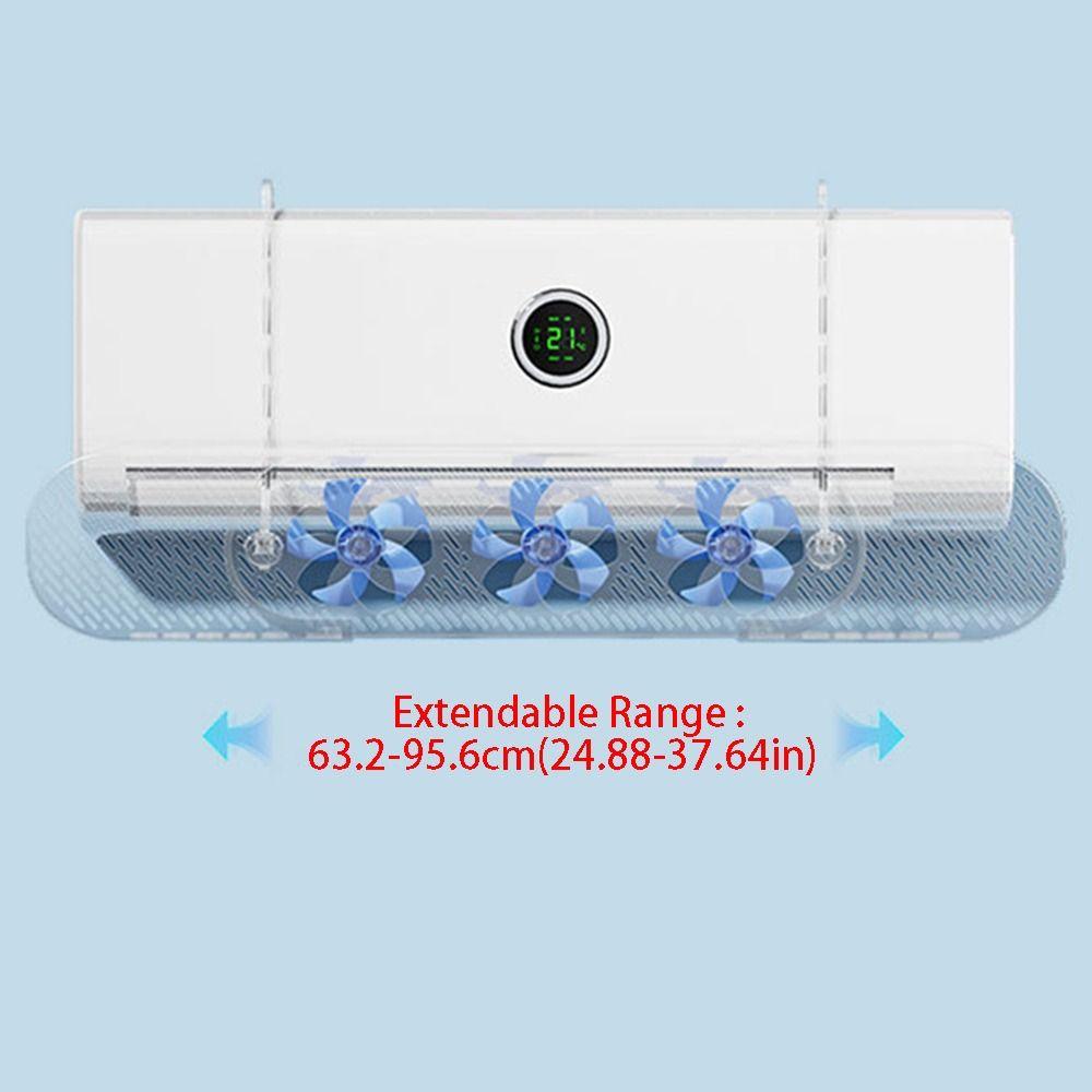 Adjustable Air Conditioner Windshield Anti Direct Blowing Air Diverter Cover  for Home/Office