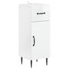 Bathroom Storage Cabinet HAARLEM High Gloss White