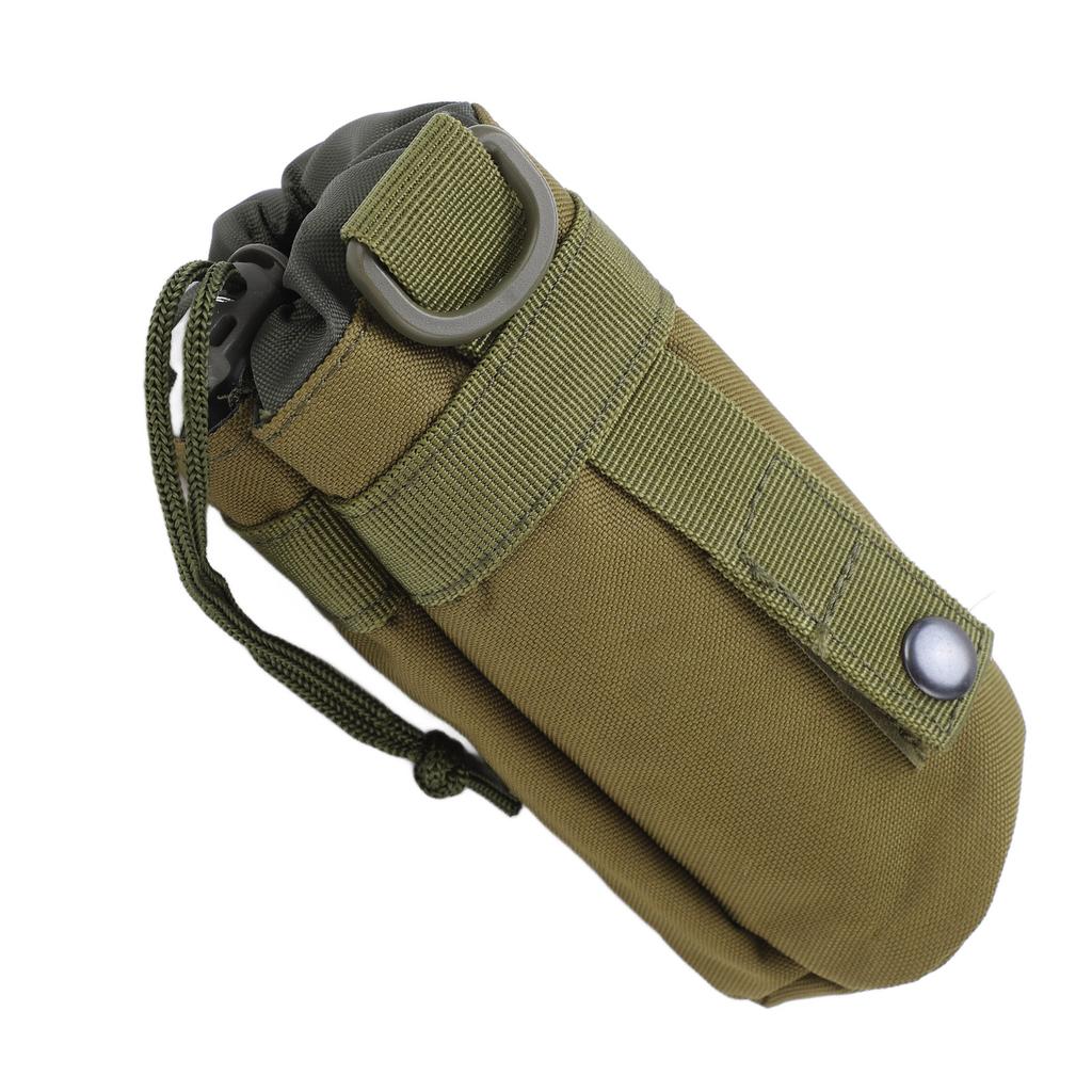 Water Bottle Pouch Hand Free Portable Cycling Water Bottle Bag for Outdoor ActivitiesGreen