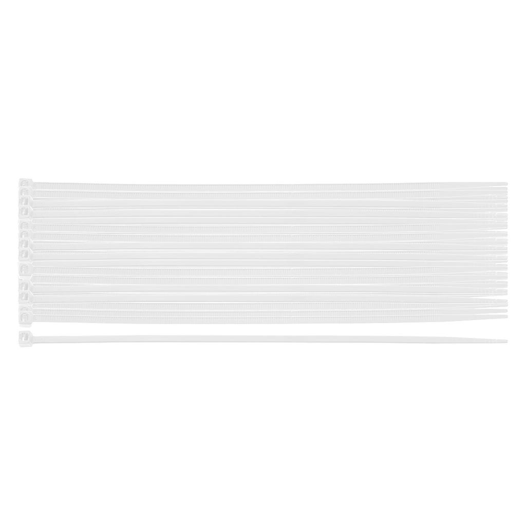 EXTREME cable ties 2.5 × 100 mm, white, 100 pcs.