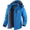Plus Size Men's Winter Down Jacket - Fleece Lined, Windproof, Warm, Suitable for Fishing, Mountaineering, Cycling, and Other Outdoor Activities.