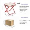 Portable Striped Folding Chair for Camping and Fishing