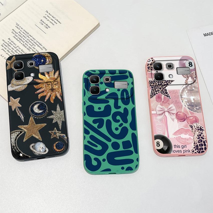 For Infinix Note 60 Pro Ultra 50 40 Pro+ 50X 50S 40X 30 Pro VIP 30i Note Edge Phone Cases Mystical Sun & Moon Art Camera Protection Lightweight Bumper