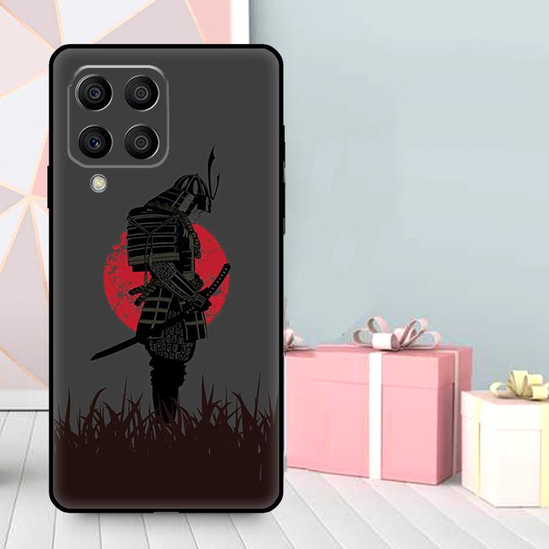 Japanese Samurai Warrior Case For Samsung Galaxy M56 M52 M32 M53 M16 M11 M21 M31 M35 M12 M13 M14 M15 M36 M55 M34 M54