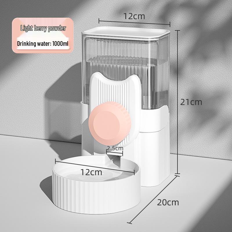 Hanging Pet Water Fountain and Feeder for Cats and Dogs