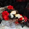 Halloween Decor, Gothic Wall Decor Floral Skeleton Torso For Halloween Decorations Indoor, Gothic Ribcage Art, Easy Indoor Display