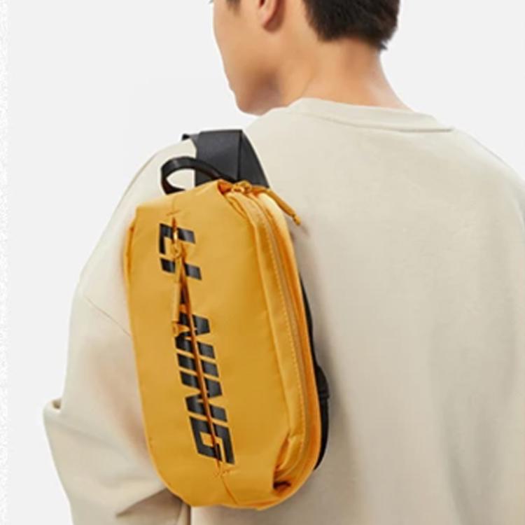 New LiNing Fabric Sling Bag Regular Unisex Yellow ABDS419-3