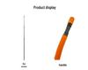 Two-Section Carbon Ice Fishing Rod, Dual Soft/Hard Adjustability, Portable Winter Design