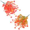 1 bouquet di fiori di eucalipto artificiale, resistente alle intemperie, realistico, leggero, utile per matrimoni, per sala da pranzo