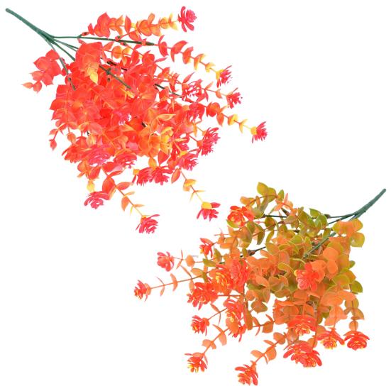 1 bouquet di fiori di eucalipto artificiale, resistente alle intemperie, realistico, leggero, utile per matrimoni, per sala da pranzo