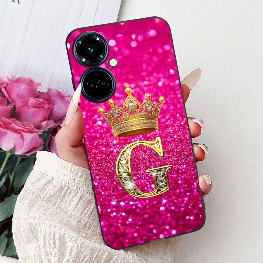 For Tecno Camon 19 Pro Case Shockproof Crown Letter Soft Silicone Funda for Tecno Camon19 Neo 19Pro Back Cover Camon 19NeoFundas