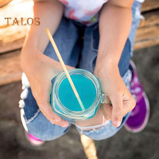 300 ks dřevěných brček Pitná voda v potravinářské kvalitě Lehké spolehlivé neplastové brčka na párty potřeby