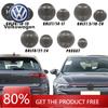For VOLKSWAGEN 2Pcs Car Front Grill Badges Rear Trunk Emblem Lid Covers Logo Sticker For Volkswagen Golf 6 7 7.5 8 Translucent A
