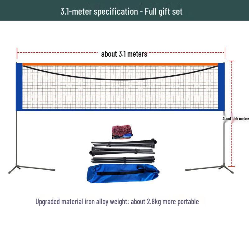 WEZHO Portable Badminton Net Stand