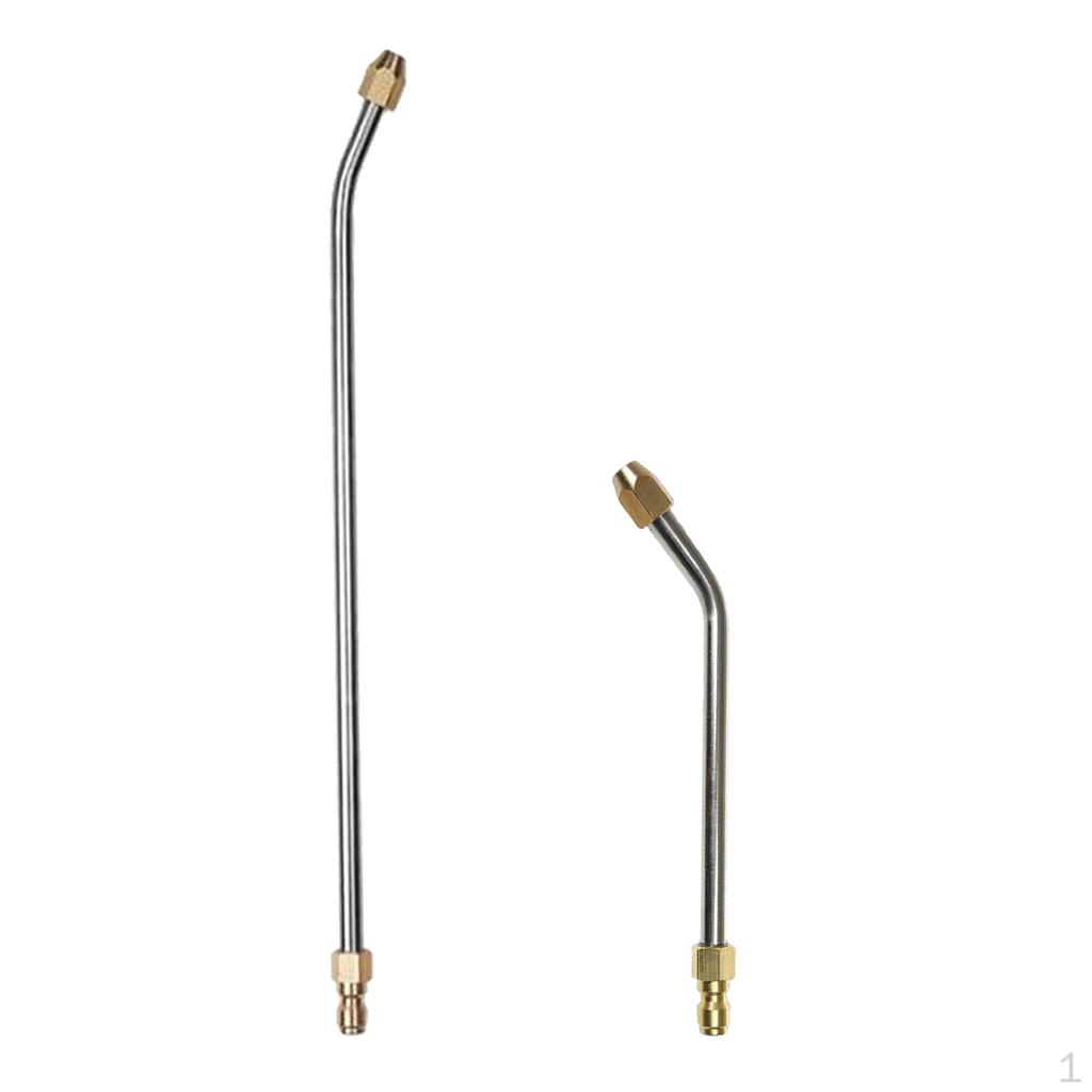 

2pcs Pressure Washer Nozzle Lance 30° Angled Extension 1/4 Connect