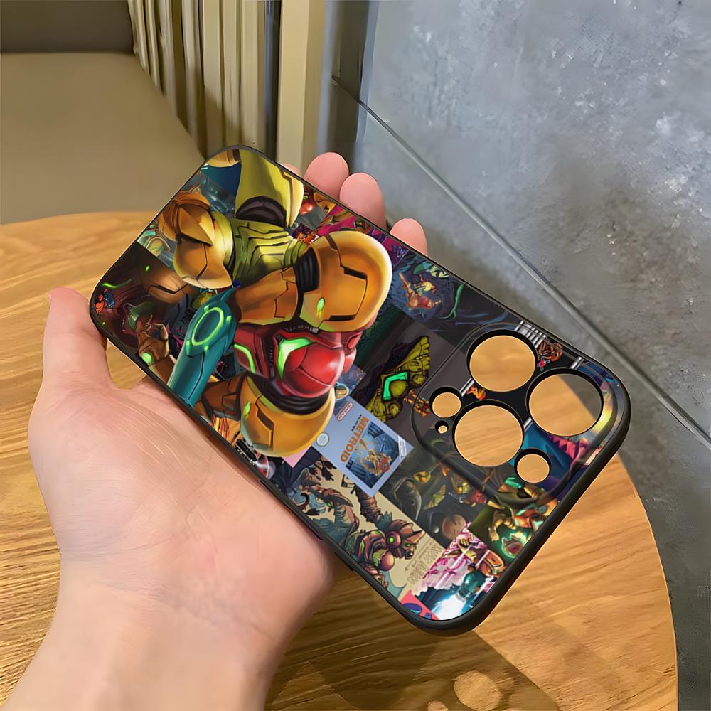 Game Metroid Phone Case For IPhone 17 Pro Max 15 Pro 16 14 Plus 12 13 Mini 11 Pro Shockproof Soft Cover