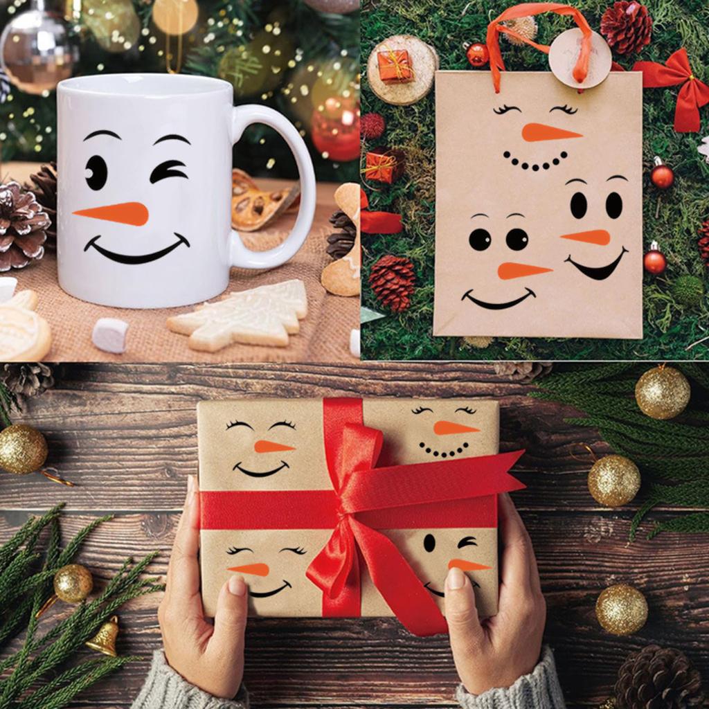 Decorazioni Natalizie Decorazione per Feste Natalizie Adesivi per Finestre Adesivi Statici in PVC Decorazioni per Finestre