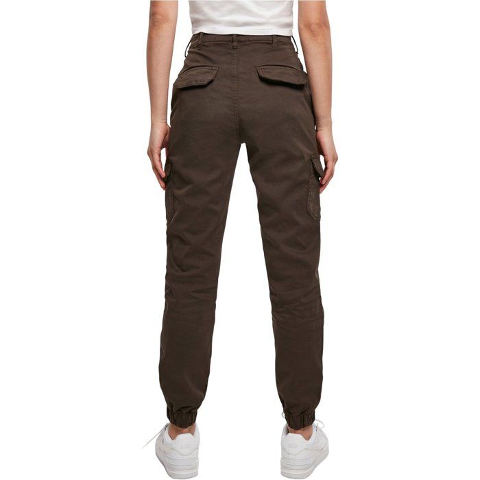 Urban Classics Ladies - High Waist Stretch Cargo Pantalons