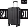 Yongsheng Men's Suitcase: 26" Aluminum Frame, Durable Anti-Fall, 20" Password Boarding Case, Universal Wheels.