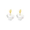 Fashion Trend French Elegant Flower Tassel Earrings Female, Elegant Celebrity Style Delicate Petal Earrings Earrings