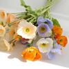 High-End Realistic Poppy Silk Flowers for Wedding and Home Decoration