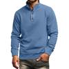 Men's Solid Color  Shirt Plus Men's Long Sleeved T-shirt Minimalist Sweatshirt