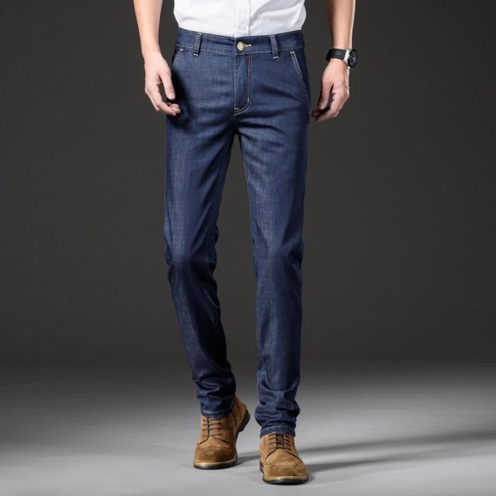 

New Summer Thin Jeans Men s Modal Fabric Soft and Smooth Skin-friendly 28