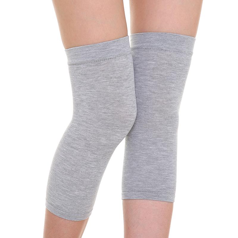 1Pair Women's Thin Cotton Kneepad Soft Warm Anti-Slip Knee Brace For Yoga Dance Training Run Joints Protector