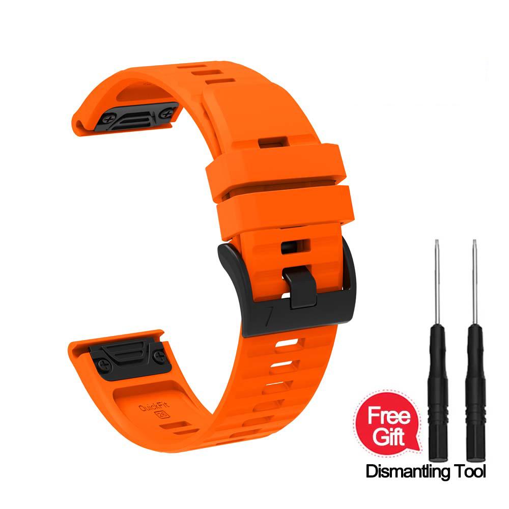 Silicone Watch Strap for Garmin Fenix 8/E/7/7X/Pro,5XPlus/6XPro,Epix Gen 2 47/51mm,Enduro 3,tactix 7 7Pro 8,quatix 7 7Pro