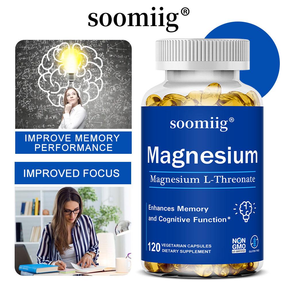 Magnesium Supplements Can Promote Brain Health and Improve Memory 120 Capsules