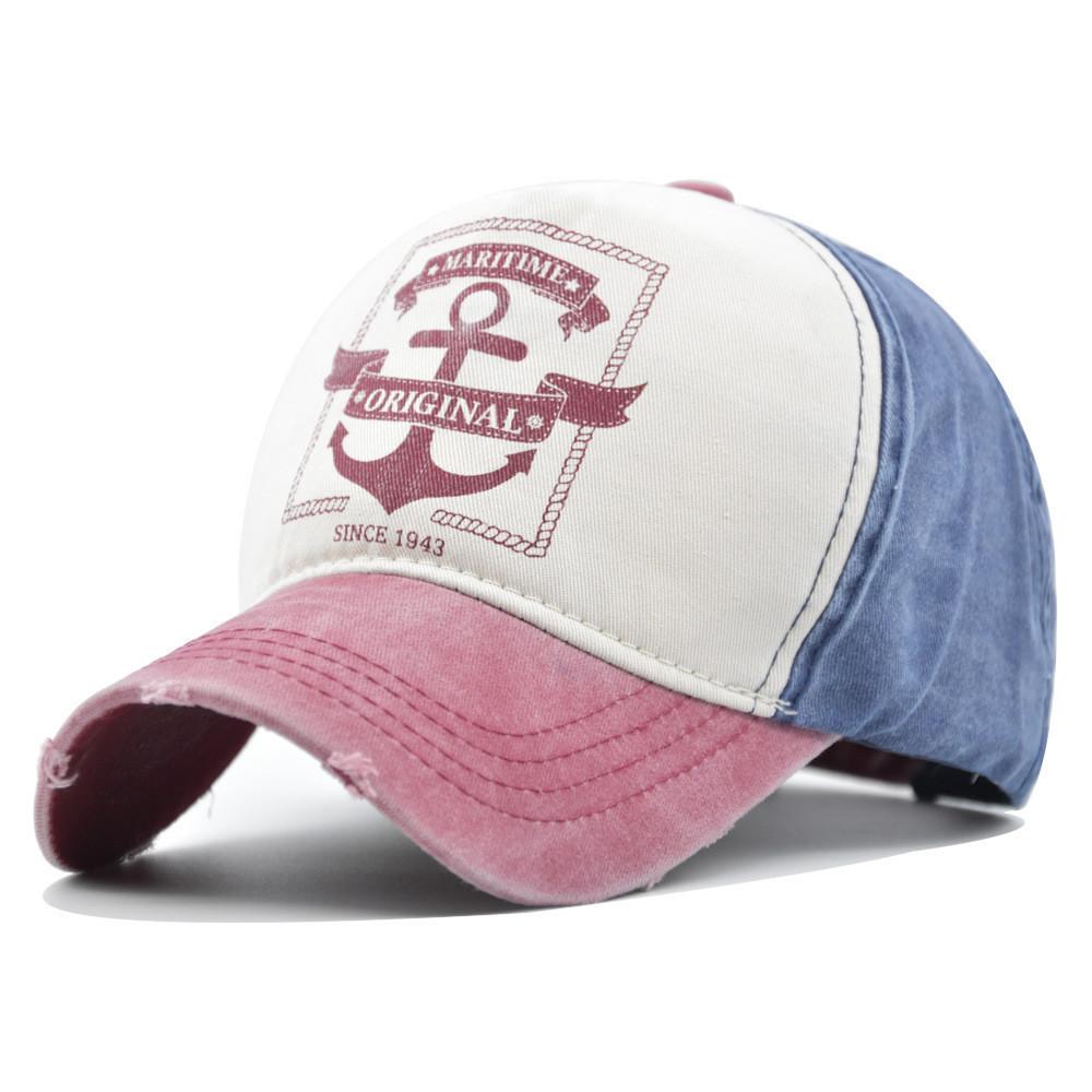 Embroidered 3d Letter Baseball Hat Vintage Duck Tongue Hat Breathable Sunshade