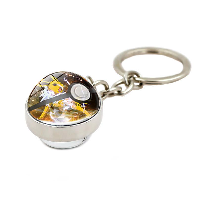

Theme Role Glass Ball Keychain Bag Decoration Pendant Gifts Children Style 29