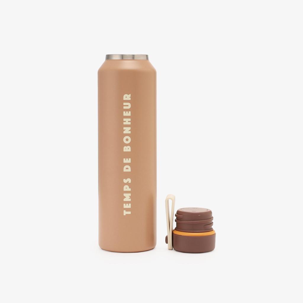 Afternoon Tea Living JN63 Stainless Steel Water Chlorette Beige Bottle, 480ml,