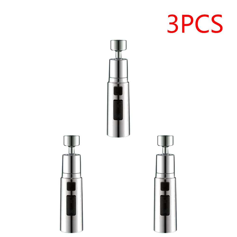 3/2/1pcs 360° Rotatable Bathroom Faucet Extender Sink Water Faucet Adapter Anti Splash Faucet Aerator Kitchen Water Tap Nozzle