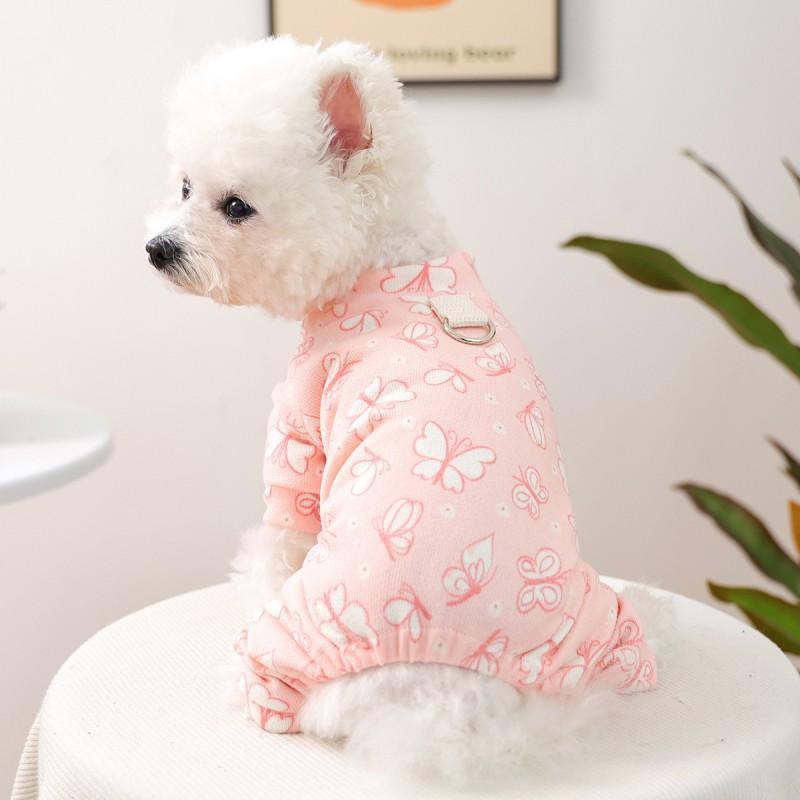 Pet Clothes Small Dogs Cats Cute Four-Legged Homewear Cartoon