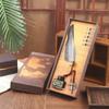 Retro Feather Dipped Pen Set, Solid Color Quill Pen Can Replace Nib Creative Holiday Gift