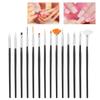 15pcs DIY Nail Art Manicure Pen Tool Kit Dotting Line Drawing Painting Brush Set