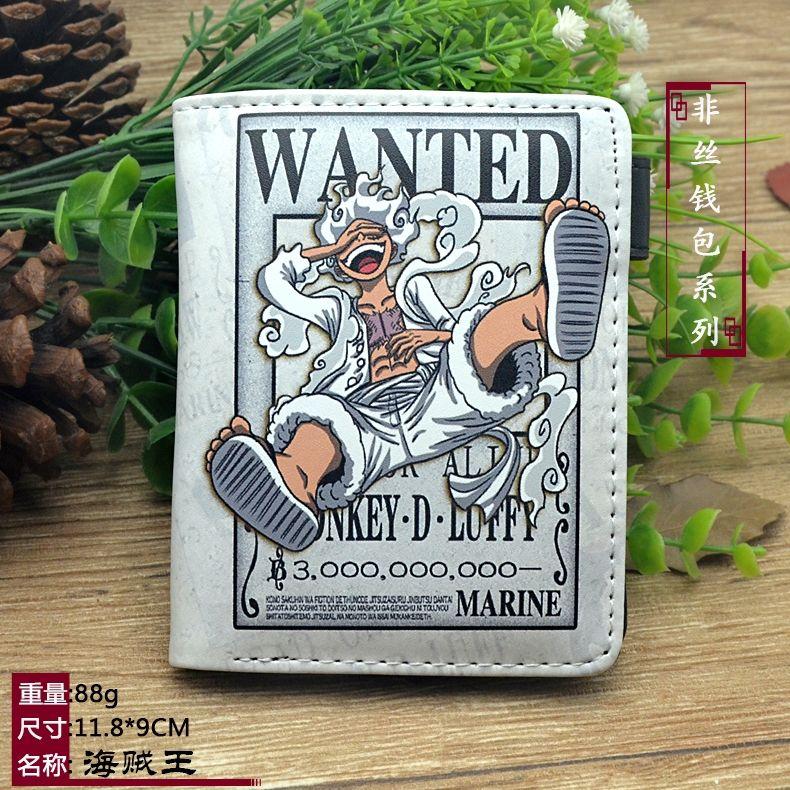 Anime One Piece Wallet Luffy Zoro Tony Tony Chopper PU Print Coin Purse Cartoon Kawaii ID Card Holder Short Wallet Kid Gifts