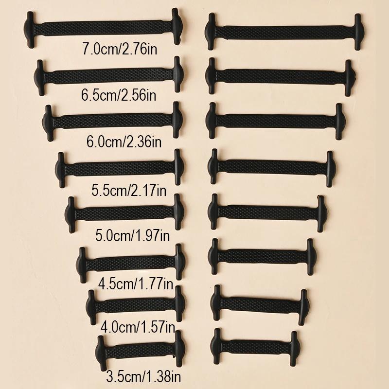 16 stuks Elastische Schoenveters voor Sneakers Siliconen Stretch Schoenveters Geen Strik Schoenveters voor Kinderschoenen Elastiek Schoenveters Schoenveters