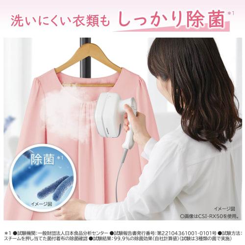 Hitachi Clothing Steamer Steam Iron CSI-RX5BE C Milky Gray Continuous Steam with Brush